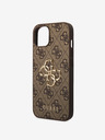 Guess Guess PU 4G Metal Logo Zadní Kryt pro iPhone 15 Brown