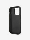Guess Guess PU 4G Metal Logo Zadní Kryt pro iPhone 15 Pro Grey
