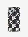 DKNY PC/TPU Checkered Pattern Zadní Kryt pro iPhone 15 Black DKNY