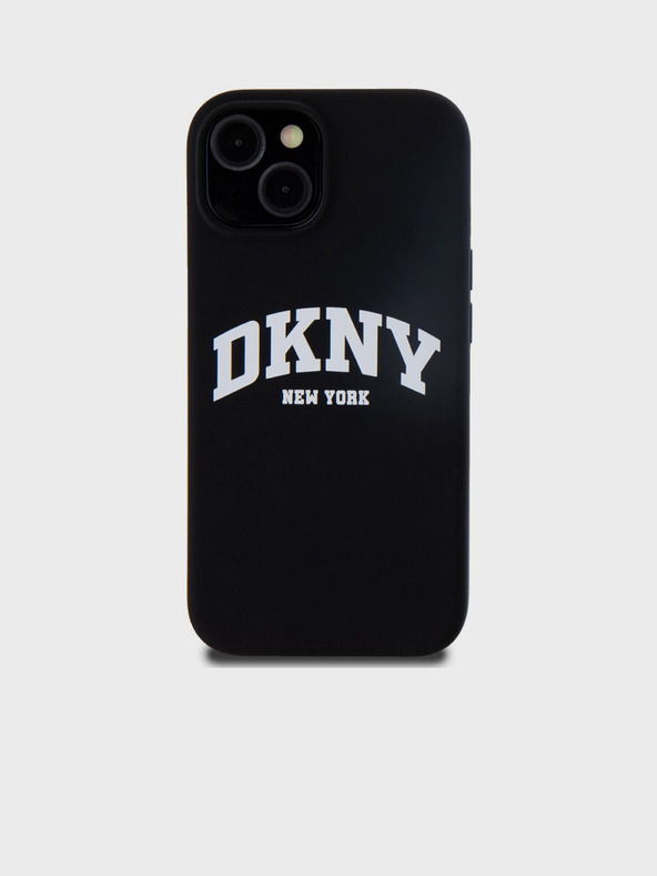 DKNY Liquid Silicone Arch Logo MagSafe Zadní Kryt pro iPhone 11 Black DKNY