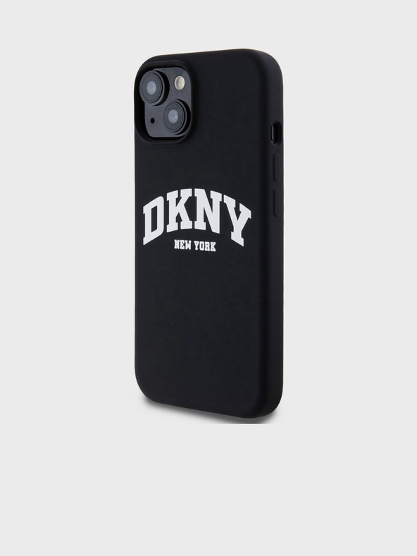 DKNY Liquid Silicone Arch Logo MagSafe Zadní Kryt pro iPhone 11 Black DKNY