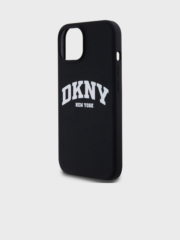 DKNY Liquid Silicone Arch Logo MagSafe Zadní Kryt pro iPhone 11 Black DKNY
