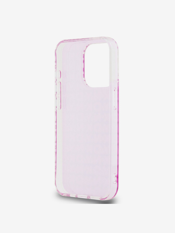 DKNY PC/TPU Repeat Pattern Zadní Kryt pro iPhone 15 Pro Max Pink DKNY