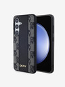 DKNY PU Leather Checkered Pattern Magsafe Zadní Kryt pro Samsung Galaxy S24 Black DKNY