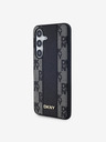 DKNY PU Leather Checkered Pattern Magsafe Zadní Kryt pro Samsung Galaxy S24 Black DKNY