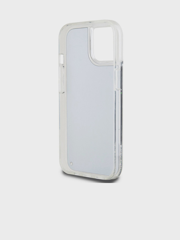 DKNY Liquid Glitter Arch Logo Zadní Kryt pro iPhone 11 Black DKNY