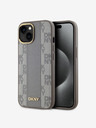 DKNY PU Leather Checkered Pattern Magsafe Zadní Kryt pro iPhone 15 Beige DKNY