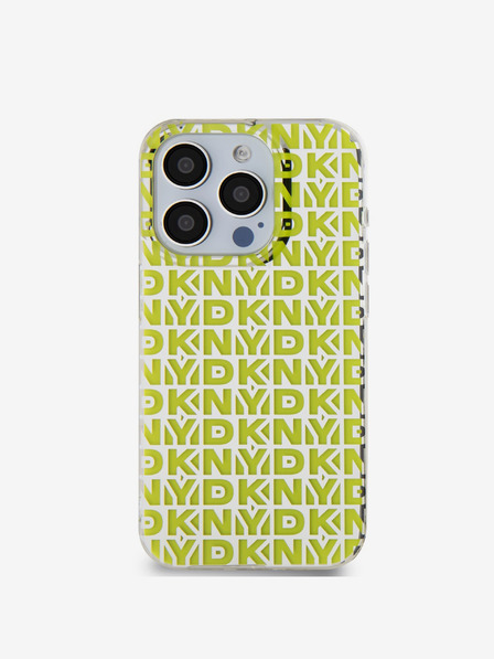 DKNY PC/TPU Repeat Pattern Zadní Kryt pro iPhone 15 Pro Max Yellow DKNY