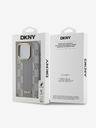 DKNY PU Leather Checkered Pattern Magsafe Zadní Kryt pro iPhone 15 Pro Max Beige DKNY