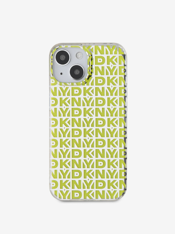DKNY PC/TPU Repeat Pattern Zadní Kryt pro iPhone 15 Yellow DKNY