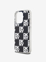 DKNY PC/TPU Checkered Pattern Zadní Kryt pro iPhone 14 Pro Black DKNY