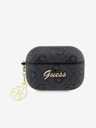 Guess Guess 4G Script PC/PU Charm Pouzdro pro AirPods Pro 2 Black