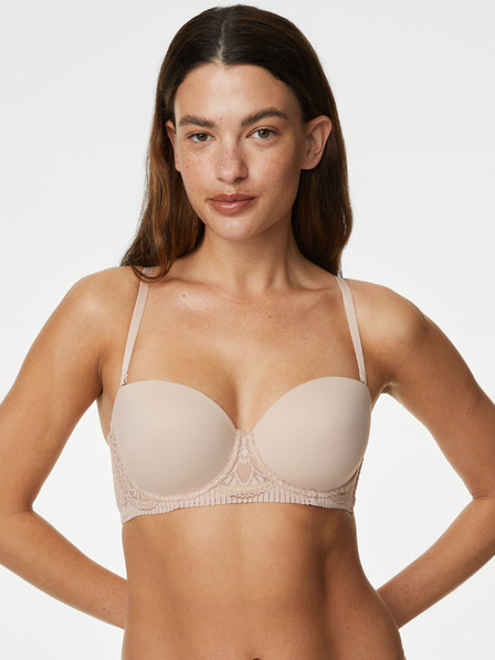Marks & Spencer Béžová dámská podprsenka s kosticemi Marks & Spencer Body Soft™
