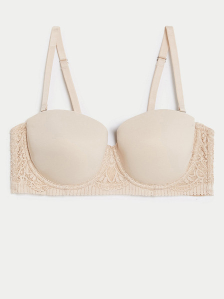 Marks & Spencer Béžová dámská podprsenka s kosticemi Marks & Spencer Body Soft™