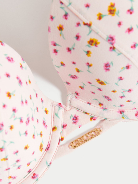 Marks & Spencer Světle růžová dámská květovaná podprsenka Marks & Spencer Rose