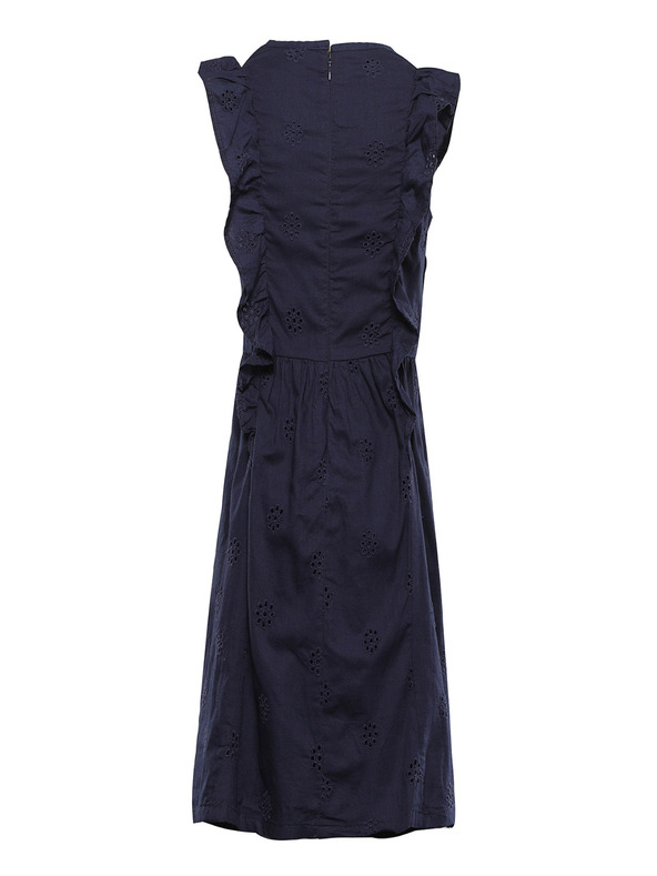 NAX Tmavě modré holčičí šaty NAX Dirvo