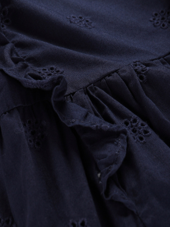 NAX Tmavě modré holčičí šaty NAX Dirvo