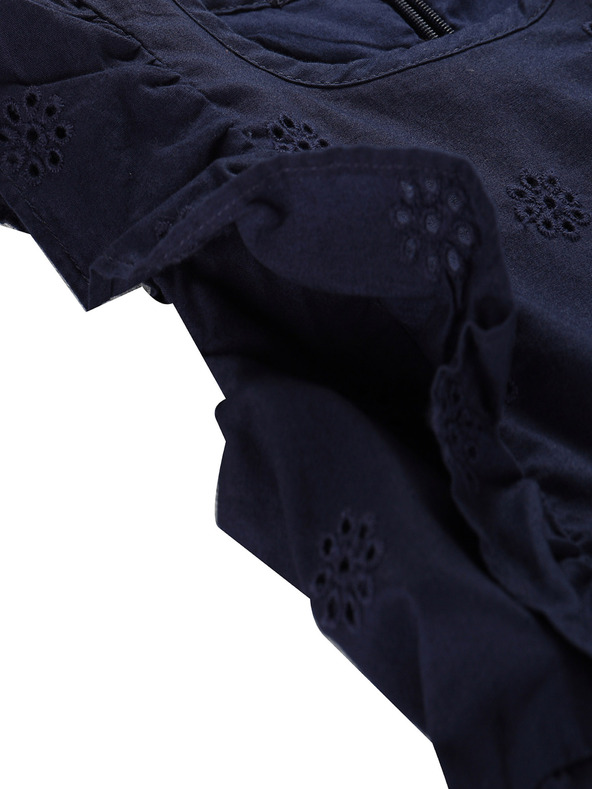 NAX Tmavě modré holčičí šaty NAX Dirvo