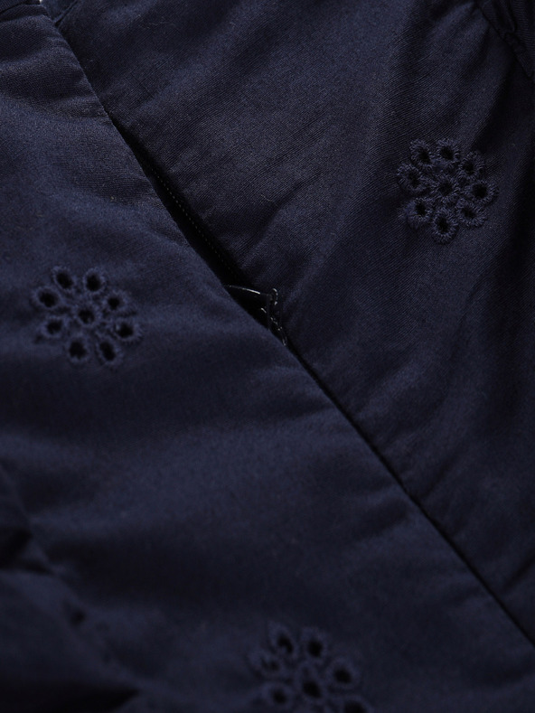 NAX Tmavě modré holčičí šaty NAX Dirvo