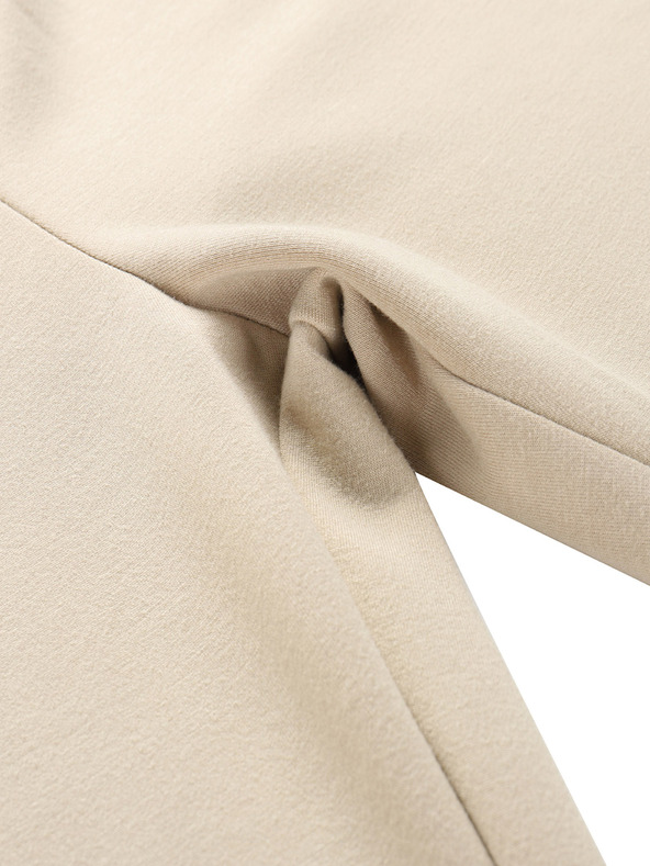 NAX Světle hnědé dámské kalhoty NAX Lacera