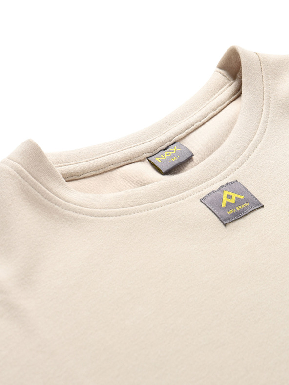 NAX Světle hnědá dámská mikina NAX Seta