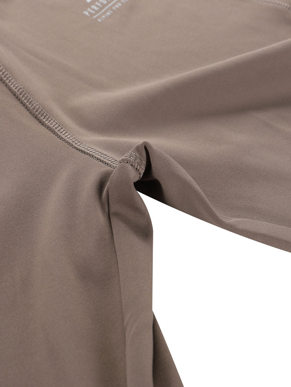 ALPINE PRO Dámské sportovní legíny ALPINE PRO MARDA hnědá