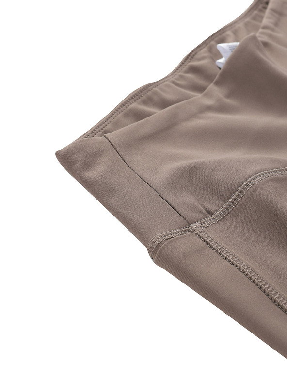 ALPINE PRO Dámské sportovní legíny ALPINE PRO MARDA hnědá