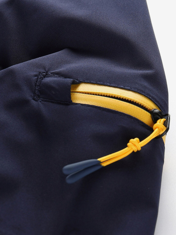 ALPINE PRO Černo-žlutá dámská bunda s membránou PTX Alpine Pro Norema