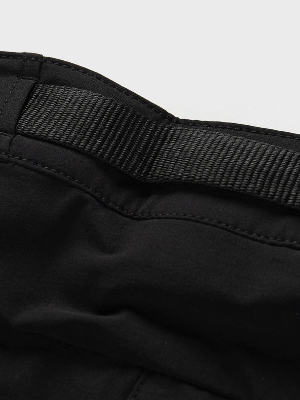 ALPINE PRO Černé dámské softshellové kalhoty s DWR úpravou Alpine Pro Akana