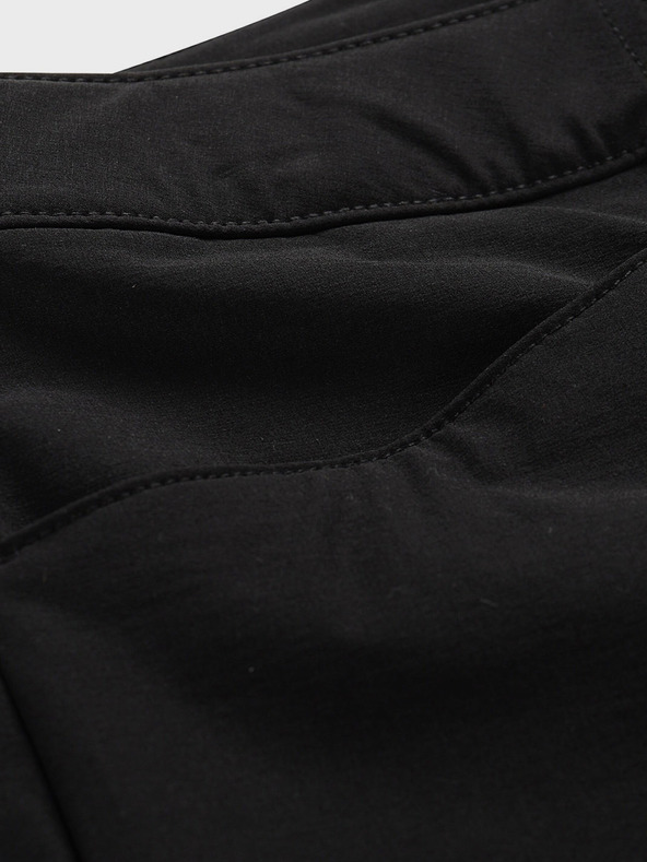 ALPINE PRO Černé dámské softshellové kalhoty s DWR úpravou Alpine Pro Akana