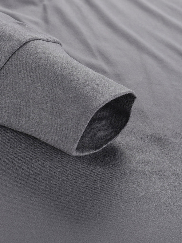 ALPINE PRO Šedá dámská rychleschnoucí mikina s kapucí Alpine Pro Izara