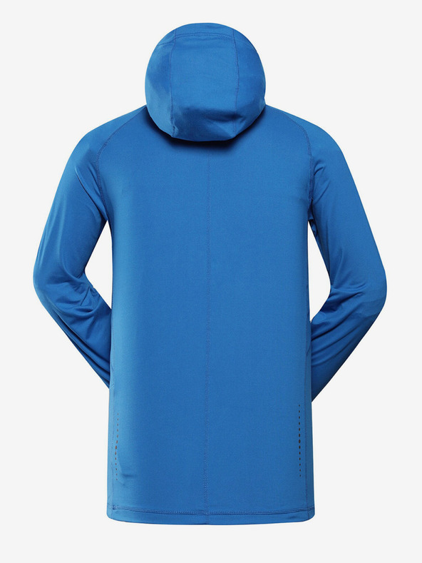 ALPINE PRO Modrá pánská rychleschnoucí mikina Alpine Pro Izar