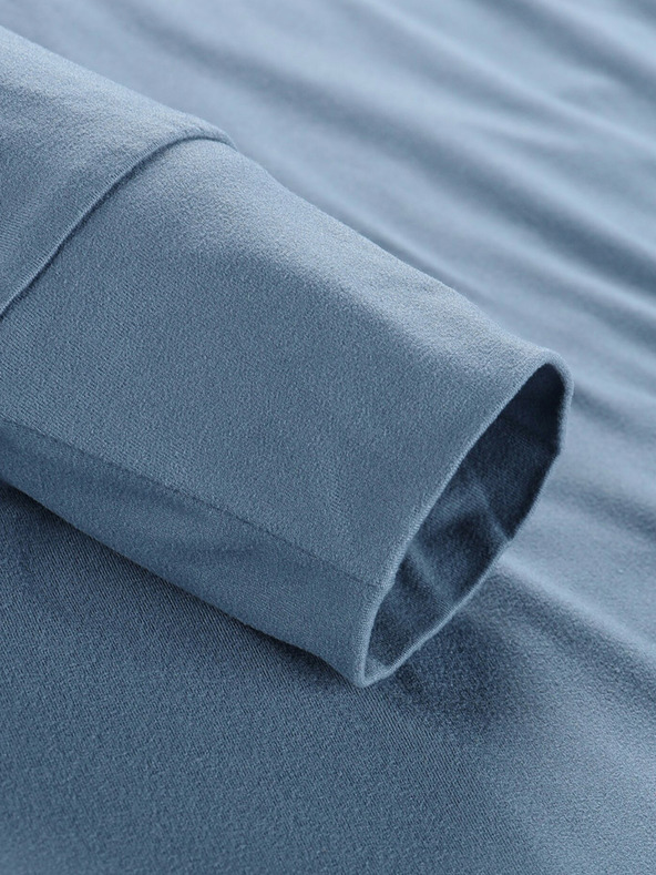 ALPINE PRO Modrá pánská rychleschnoucí mikina Alpine Pro Izar