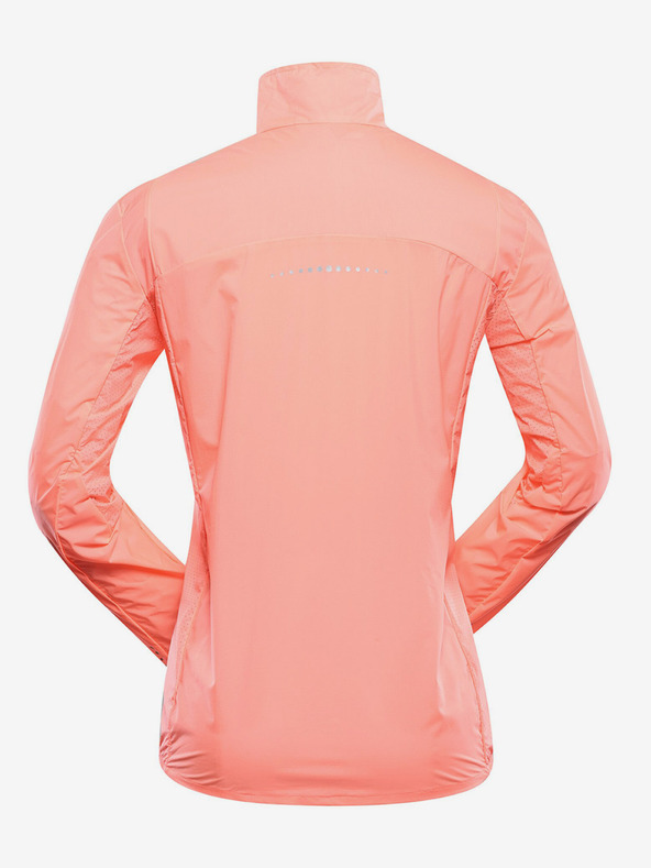 ALPINE PRO Dámská ultralehká bunda s úpravou dwr ALPINE PRO SPINA neon salmon