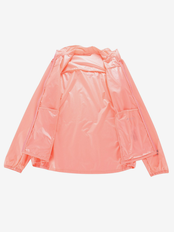 ALPINE PRO Dámská ultralehká bunda s úpravou dwr ALPINE PRO SPINA neon salmon