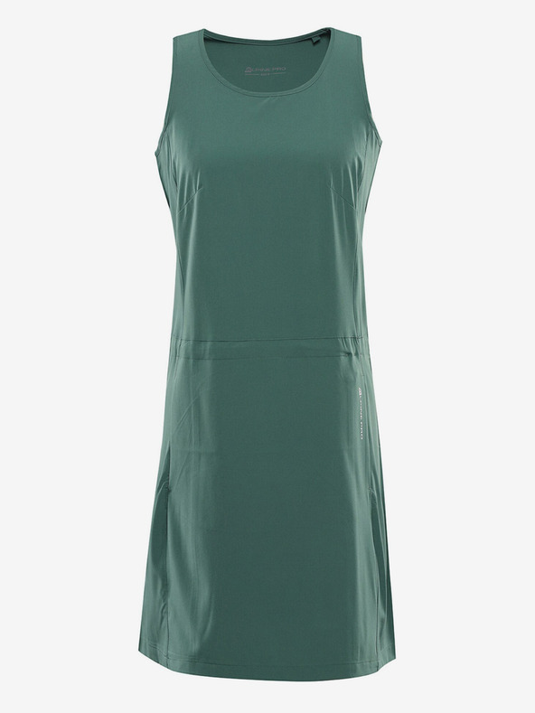 ALPINE PRO Dámské rychleschnoucí šaty ALPINE PRO COLEENA myrtle