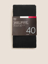 Marks & Spencer Sada tří černých punčochových kalhot Body Sensor™ 40 DEN Marks & Spencer