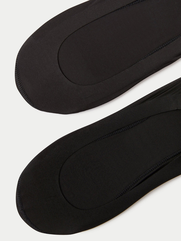 Marks & Spencer Sada tří dámských slip on ponožek v černé barvě Marks & Spencer