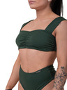 Nebbia Miami retro bikini - vrchní díl 553 S,dark green