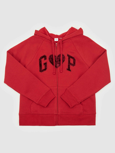 GAP Mikina na zip s logem GAP