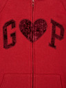 GAP Mikina na zip s logem GAP