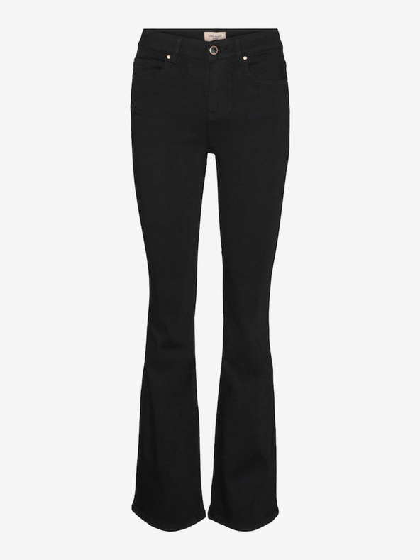 Vero Moda Černé dámské flared fit džíny Vero Moda Flash