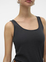 Vero Moda Tmavě šedé dámské tílko Vero Moda Lulu