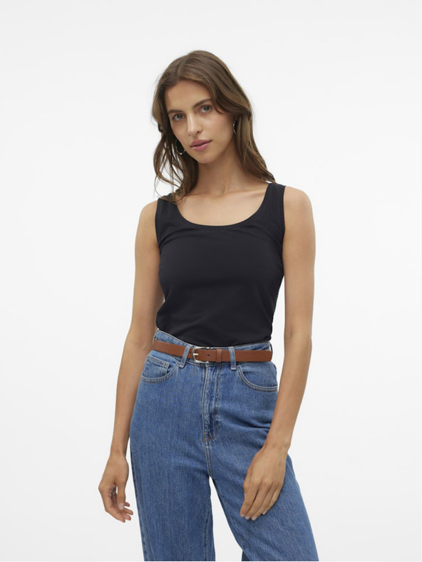 Vero Moda Černé dámské tílko Vero Moda Lulu