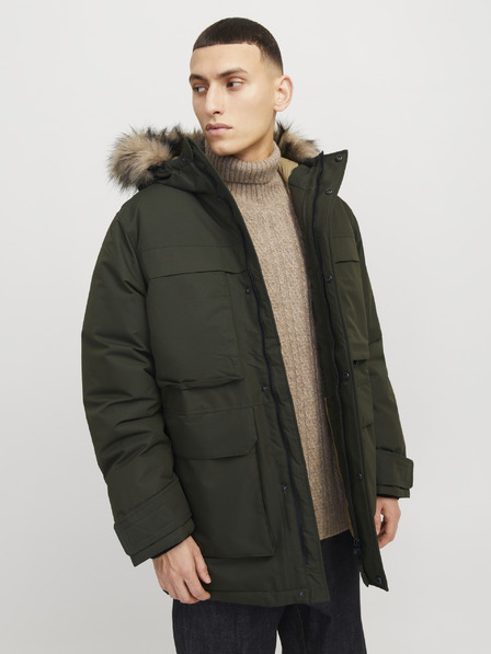 Jack & Jones Khaki pánská parka Jack & Jones Star