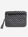 DKNY DKNY PU Leather Checkered Pattern and Stripe Obal na Notebook 15/16 Black"