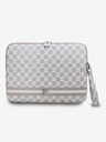 DKNY DKNY PU Leather Checkered Pattern and Stripe Obal na Notebook 13/14 Beige"