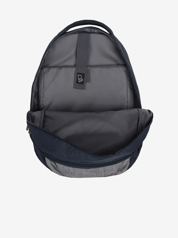 Travelite Tmavě modrý batoh Travelite Basics Backpack Melange Navy/grey