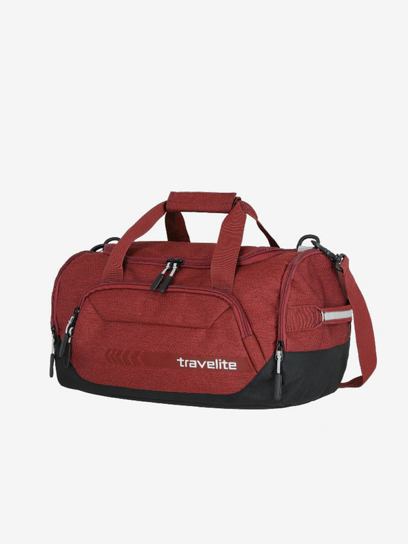 Travelite Červená cestovní taška Travelite Kick Off Duffle S