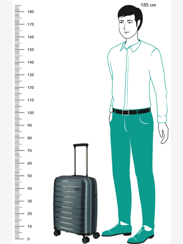 Travelite Air Base S Ice blue Kufr